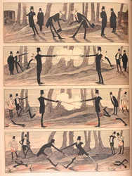 En duell med svåra förhållanden. (se även fil F60136-61 för hela berättelsen).