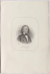 Porträtt av Franz Liszt 1811-1886, 1856.
