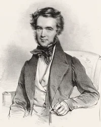 Porträtt av violinisten och kompositören Karol Lipiski 1790-1861, 1837.