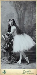 Luigia Cerale som Giselle, ca. 1880.