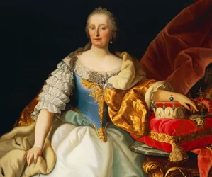 Porträtt av Maria Theresia av Österrike (Wien