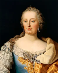 Porträtt av Maria Teresia av Österrike (Wien)