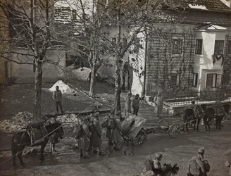 Album "Mitt världskrig - minnen av sydvästra fronten i Kärnten, Italien, Trentino-Alto Adige) 31/03/1915-12/11/ 1918 - Josef Zohles Vienna ": skyttar i Tarvisio (s/v ph)