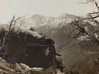 Album "Mitt världskrig - minnen av sydvästra fronten i Kärnten, Italien, Trentino-Alto Adige) 31/03/1915-12/11/ 1918 - Josef Zohles Vienna ": flyktingmilitär i Brisia (