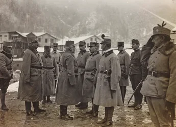 Album "Mitt världskrig - minnen av sydvästra fronten i Kärnten, Italien, Trentino-Alto Adige) 31/03/1915-12/11/1918 - Josef Zohles Wien ": ärkehertigen Fredrik av