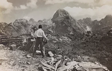 Album Meine weltkriegs - Erinnerungen den sydvästra fronten (Kärnten, Italien, Sydtyrolen) (Mitt världskrig - minnen från sydvästra fronten i Kärnten, Italien, Trentino Alto Adige) 31 III 1915