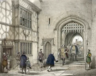 Henry VIII (1491-1547) på Hever Castle i Kent, efter Joseph Nash (1809-1878)