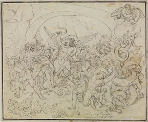 Tjuvarnas straff i ormarnas och drakarnas dal (Dantes Inferno, sång 25, V 17)