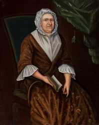 Faith Savage, Mrs Cornelius Waldo, ca. 1750 (olja på duk)