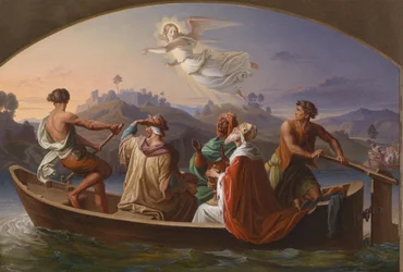 Joseph Binder De tre vise männen på väg till Betlehem 1846