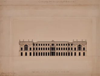 East Front of Langley Hall i Kent