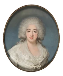 Prinsessan Marie Josephine av Savojen 1753-1810, grevinna av Provence, 1785.