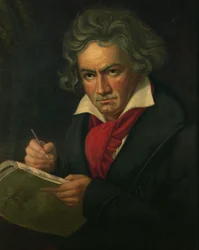 Ludwig van Beethoven ... (olja på duk)