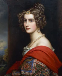 Porträtt av Amalia von Schintling