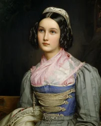 Porträtt av Helene Sedelmayer