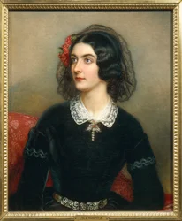 Porträtt av Maria Dolores Elisa Gilbert, känd som Lola Montez (Limerick