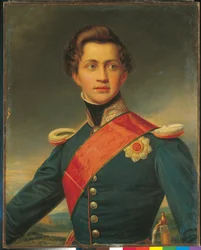 Porträtt av Othon som ung man (olja på duk)