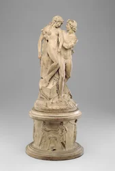 Perseus räddar Andromeda, ca 1786 (terrakotta)