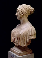 Porträttbyst av Jeanne Delhorme, 1802 (terrakotta)