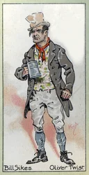Bill Sikes, från "Oliver Twist", av Charles Dickens, 1923