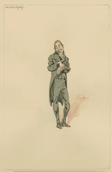 Uriah Heep, ca 1920-talet (penna och bläck med wc på papper)