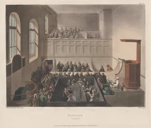 Newgate Chapel, 1809., 1809.