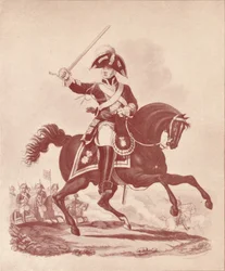 Officer, 2:a regementet Life Guards Waterloo Period, 1812-1815 1909