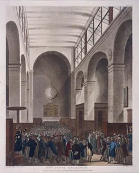 Börs, Bartholomew Lane, London, 1809