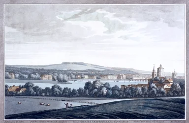 Themsen vid Battersea, London, 1795