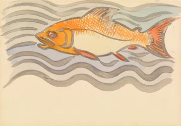Fisk (akvarell på papper)