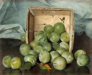 Gröna plommon, ca 1885