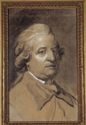 Porträtt av Ludvig XVI (1754-1793), Frankrikes kung Teckning med krita och kol av Joseph Ducreux (1735-1802) 1700-talets sön. 0,49x0,3 m. Paris, Musée Carnavalet