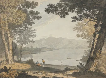 Utsikt över Skiddaw och Derwentwater
