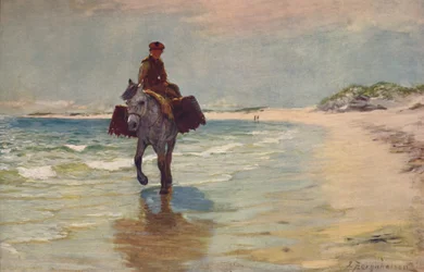 På kusten, Connemara, 1881.