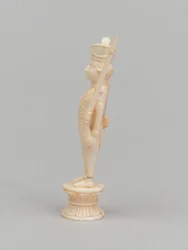 Vit bonde, schackpjäs, Indien, 1820 ca