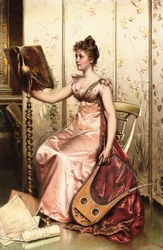Recital (olja på duk)