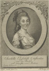 Porträtt av Elisa von der Recke 1754-1833, 1783.