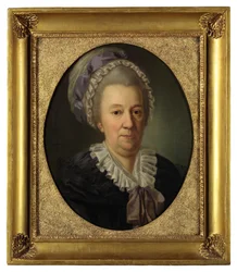 Porträtt av prinsessan Jekaterina Ivanovna Cherkasova 1727-1797, född Hedvig Elisabeth von Biron, 1781