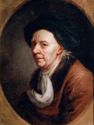 Porträtt av matematikern Leonhard Euler, 1707-1783, tysk målning från 1700-talet