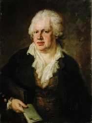 Porträtt av poeten Joseph Marius Von Babo (1756-1822)