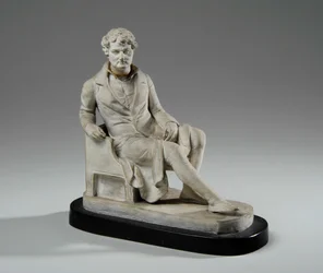 Maquette för George Banks Sittande