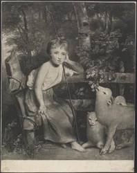 Miss Mary Palmer som "The Young Shepherdess"