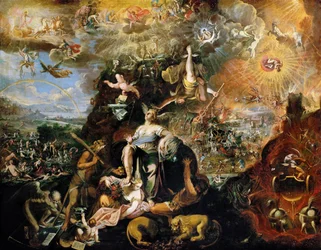 Barock: Allegori (Apokalypsen) av Joseph Heintz den yngre (omkring 1600-efter 1674)