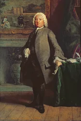 Porträtt av Samuel Richardson (1689-1761) 1750