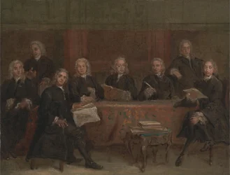 Studie till ett grupporträtt