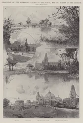 Invigning av Alexandrapalatset till allmänheten, 18 maj, Scenes in the Grounds