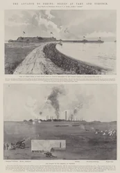 The Advance to Peking, scener vid Taku och Tientsin