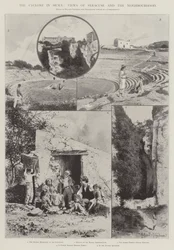 Cyklonen på Sicilien, vyer av Syrakusa och dess omgivningar