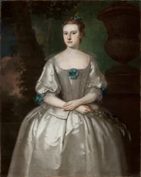 Porträtt av Hannah Babcock Bours, 1759