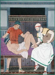 Lavemanget, illustration ur „Hippokrates samlade verk“